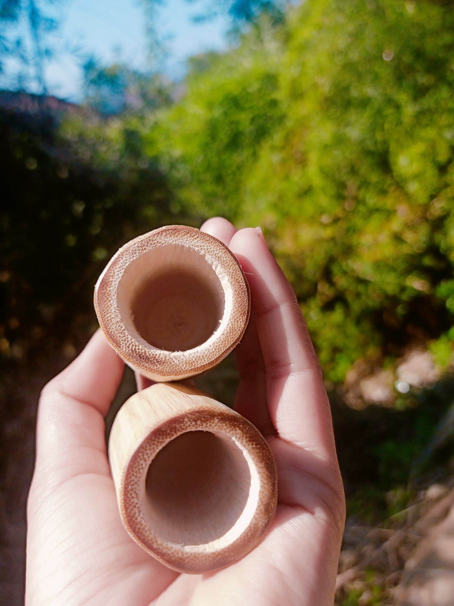 Ly, cốc uống rượ.u bằng tre cao 5cm
