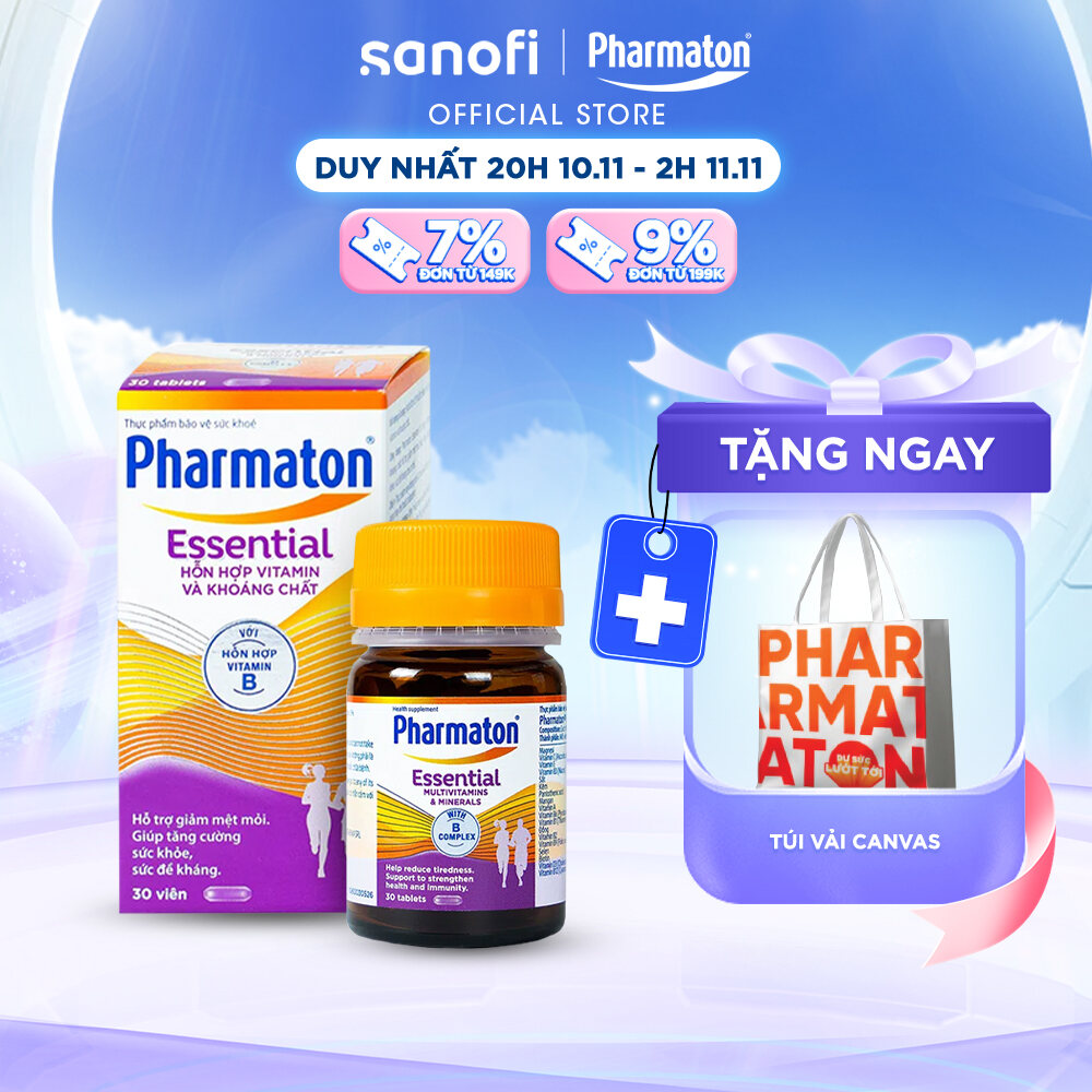 Thực Phẩm Bảo Vệ Sức Khỏe Pharmaton Essential 30 Viên/Lọ