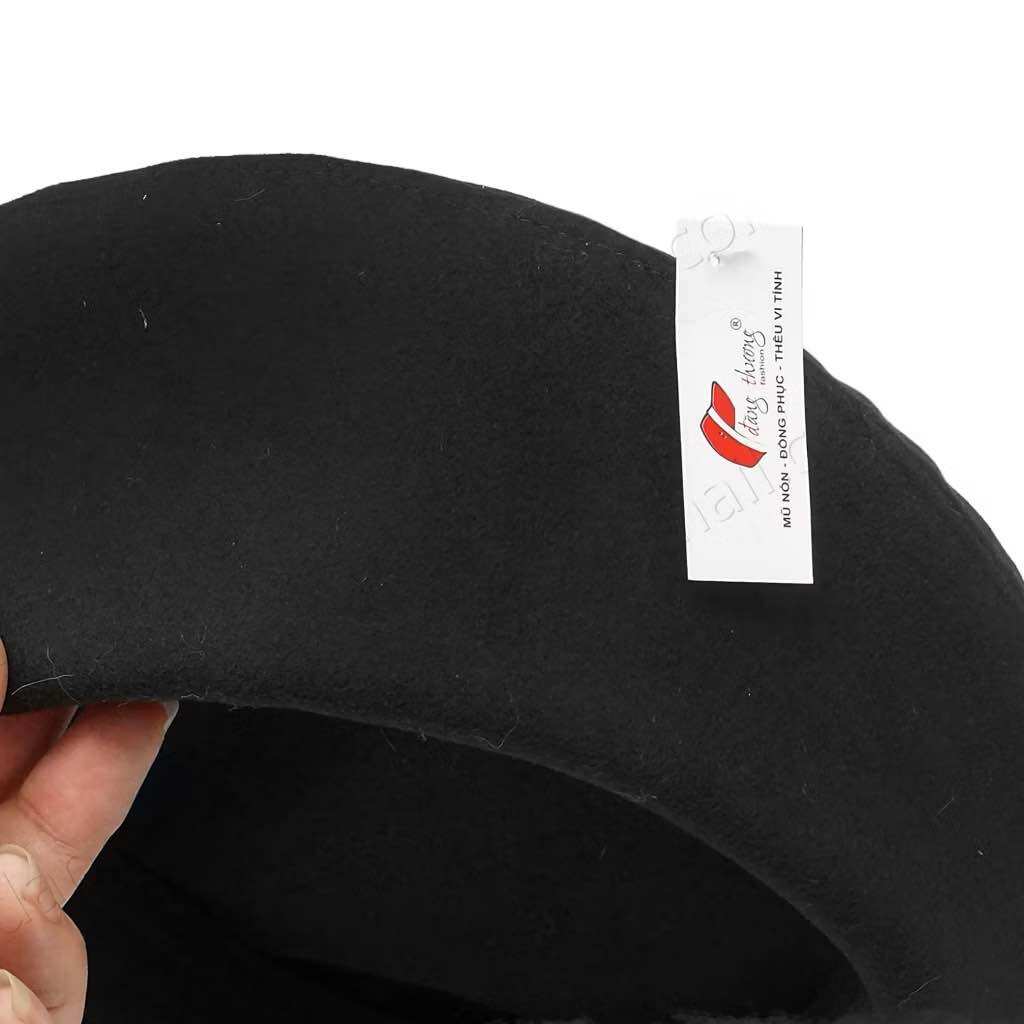 Mũ Nồi Beret Chất Liệu Nỉ Dạ Dày Dặn (Không Phải Loại Len Mỏng)