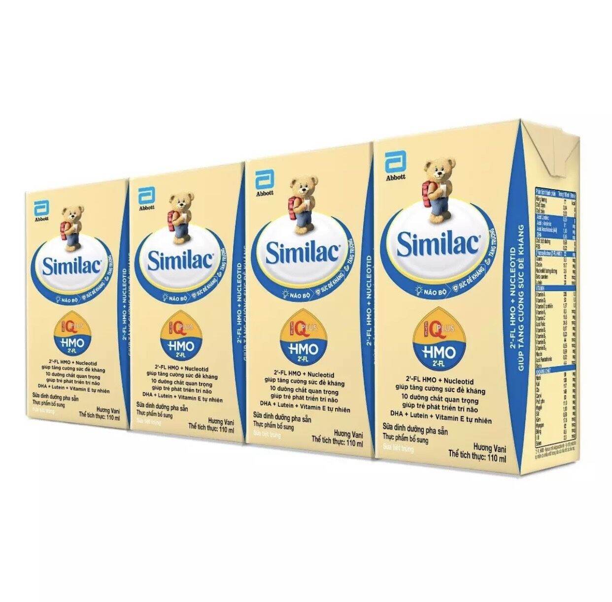 Lốc 4 hộp sữa nước Similac 110ml