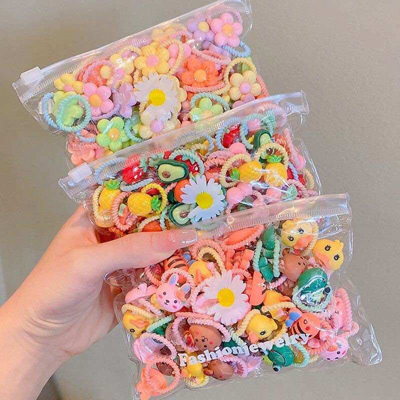 TÚI 50 THUN XOẮN MIX HÌNH DỄ THƯƠNG