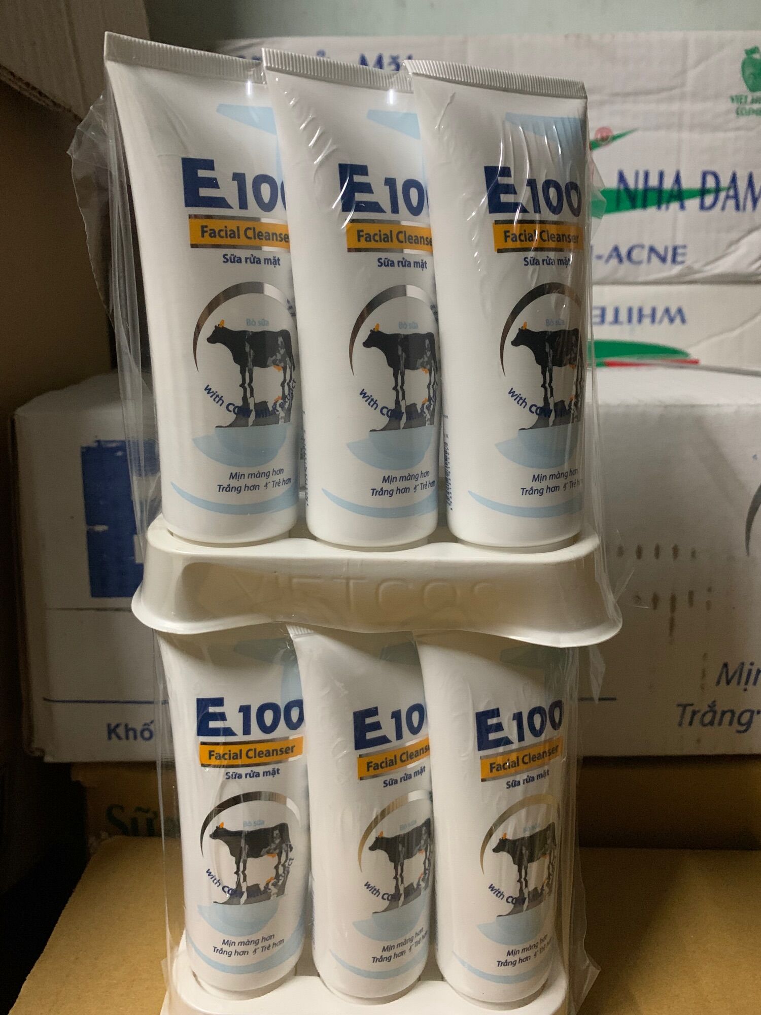 Sửa rửa mặt bò E100(80g)