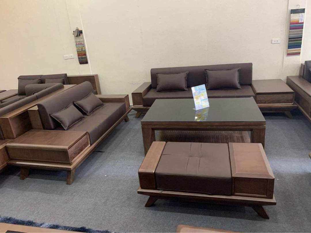 bộ bàn ghế sofa các mẫu gỗ sồi nga - Đồ Gỗ Minh Tâm 0972 127 921