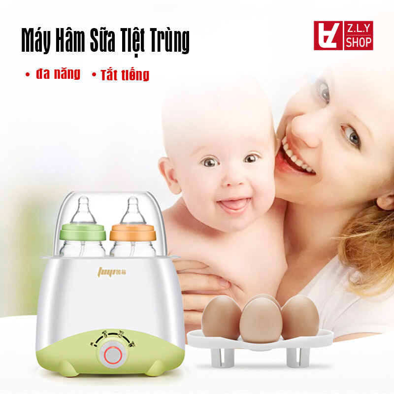 Máy Hâm Sữa Máy Hâm Sữa Tiệt Trùng Đa Năng Máy Hâm Sữa Giá đỡ hơi nước đa năng Máy hâm sữa tiệt trùng điện tử Hâm nóng, tiệt trùng bình, hấp thức ăn và luộc trứng