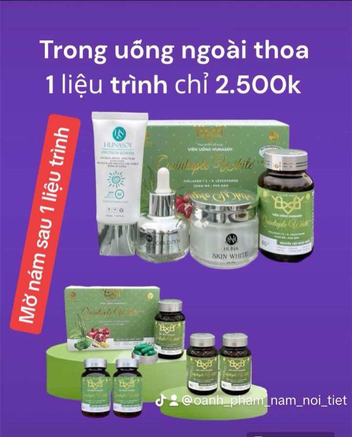 Mờ nám cao cấp huna 1 l.trình huna