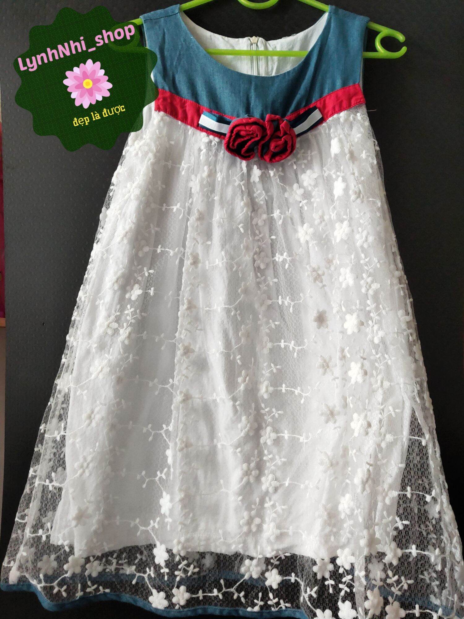 Đầm bé gái size dưới 25kg