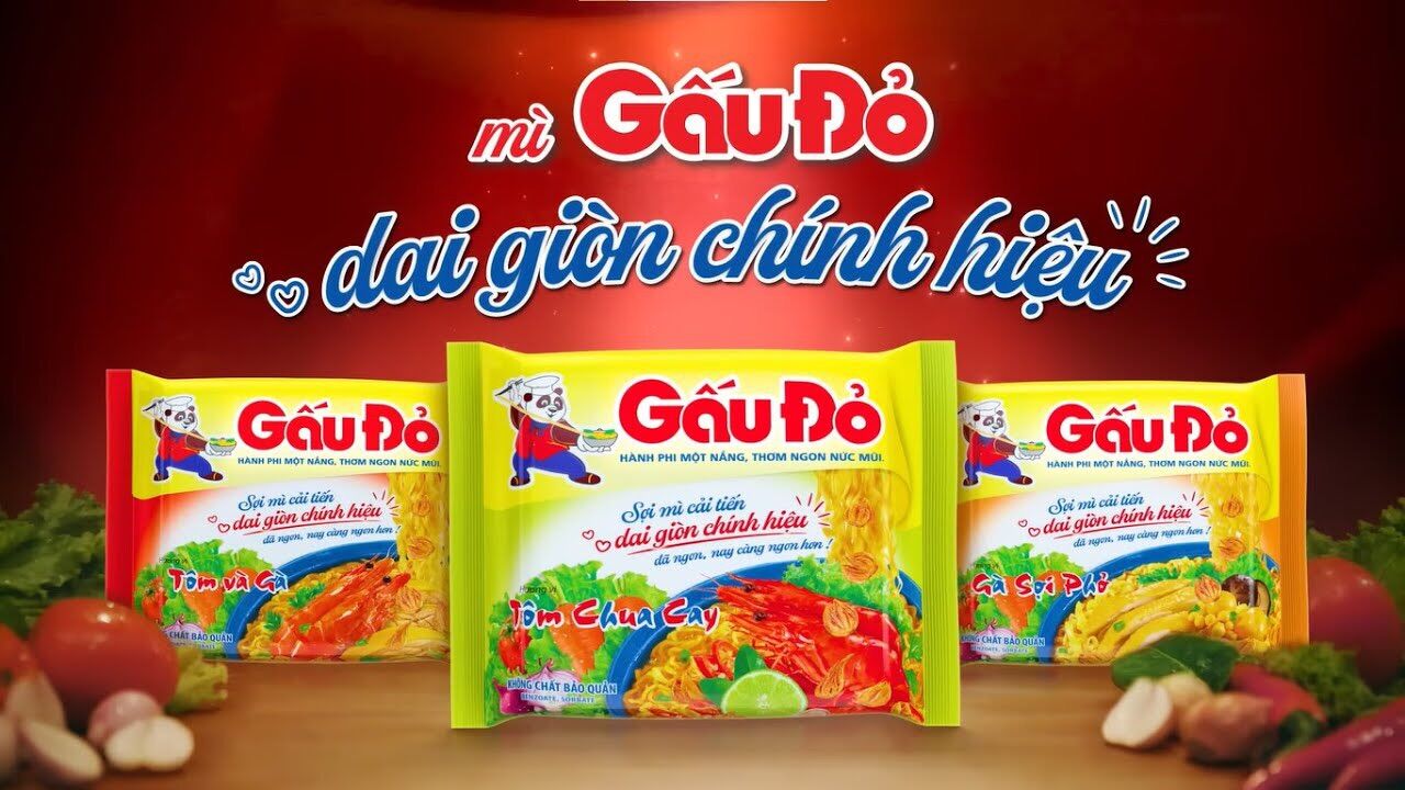 Mì Gấu Đỏ Tôm Chua Cay Thùng 30 63g