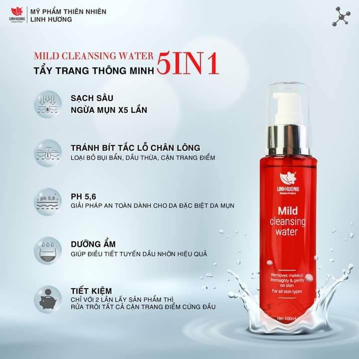 Nước tẩy trang Linh Hương (chính hãng)