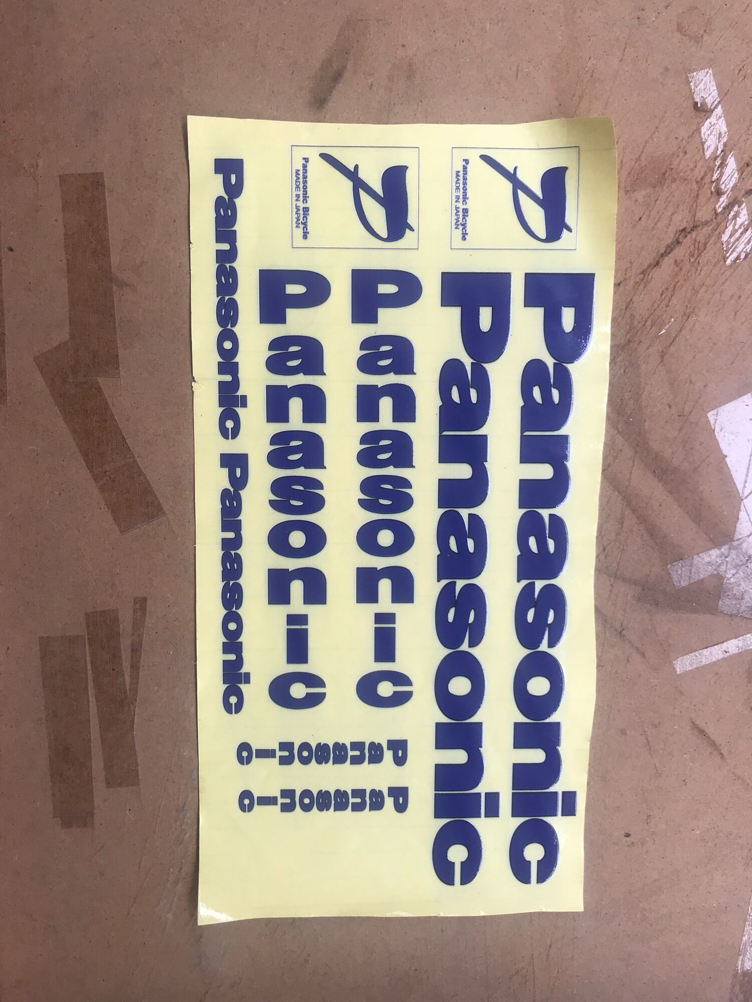 Decal Panasonic xe đạp