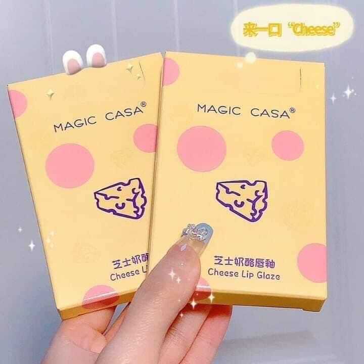 Set 5 Son Kem Lì MAGIC CASA vàng phô mai