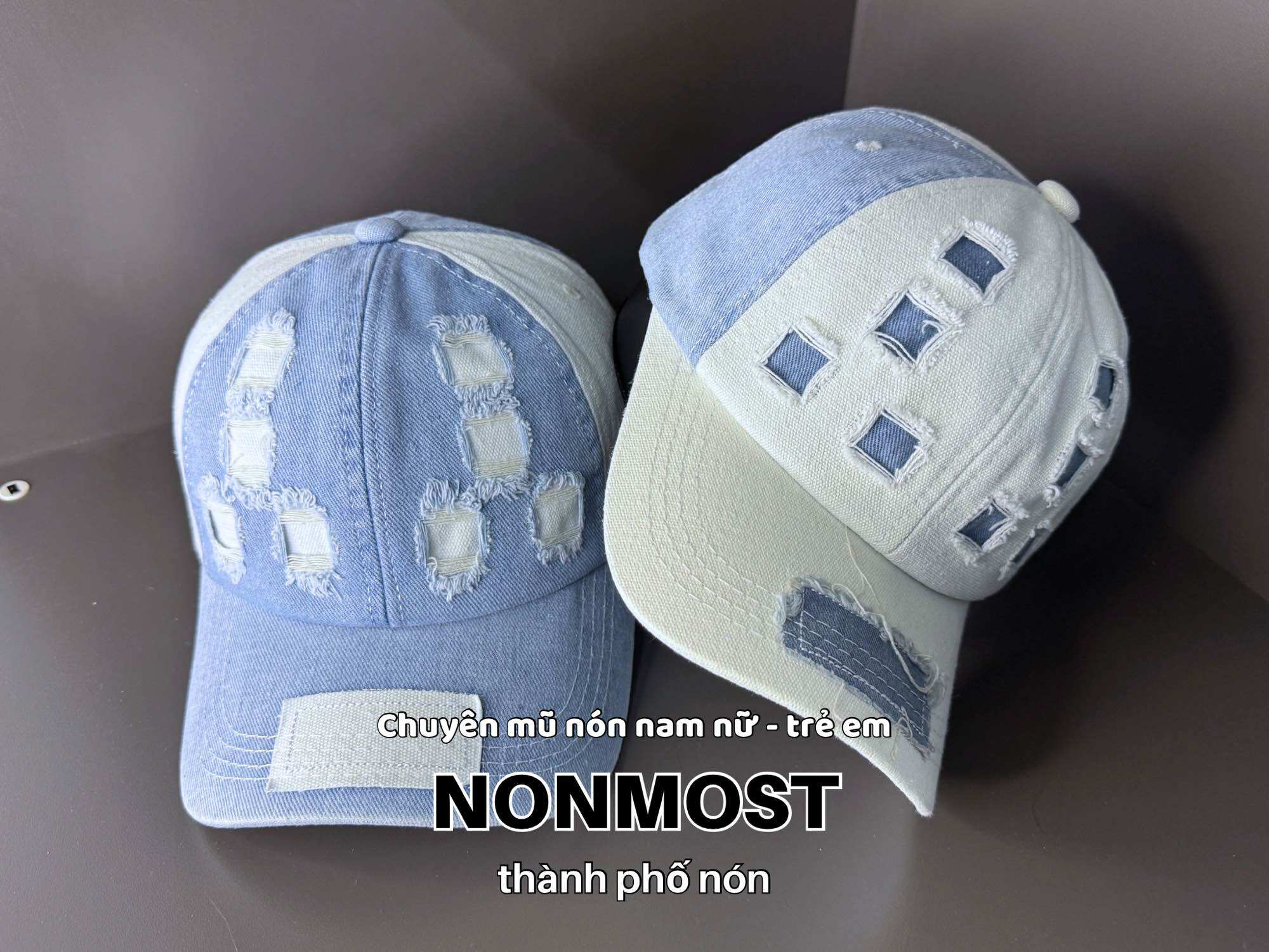 [HCM]NÓN KẾT JEAN NAM NỮ BỤI BẶM THỜI TRANG