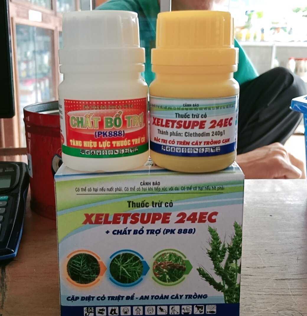 Thuốc trừ cỏ Xeletsupe 24EC + chất bổ trợ  - 2 chai 50ml