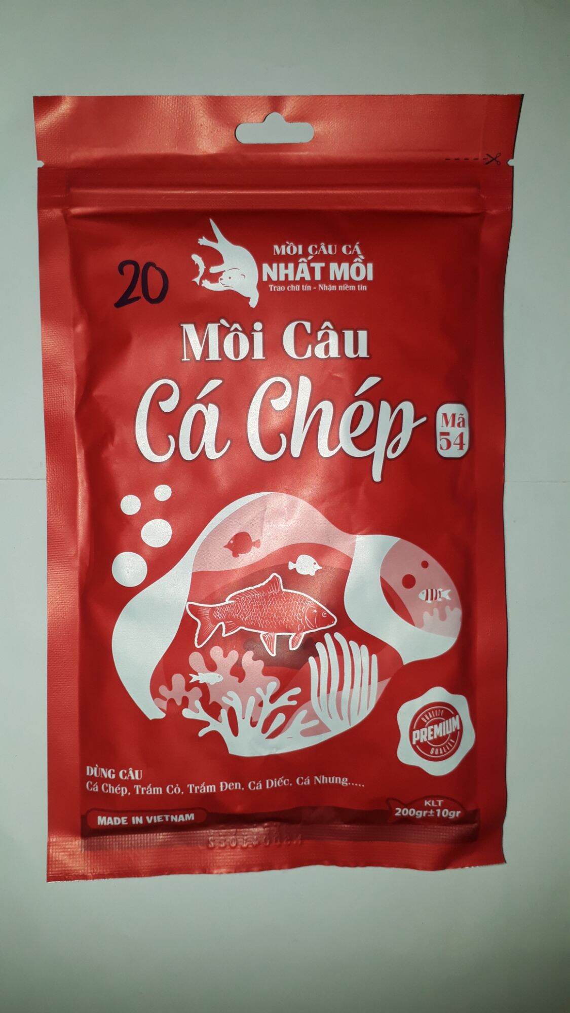 2 Gói MỒI CÂU CÁ CHÉP Mã SP 54_Hãng Phú Thành