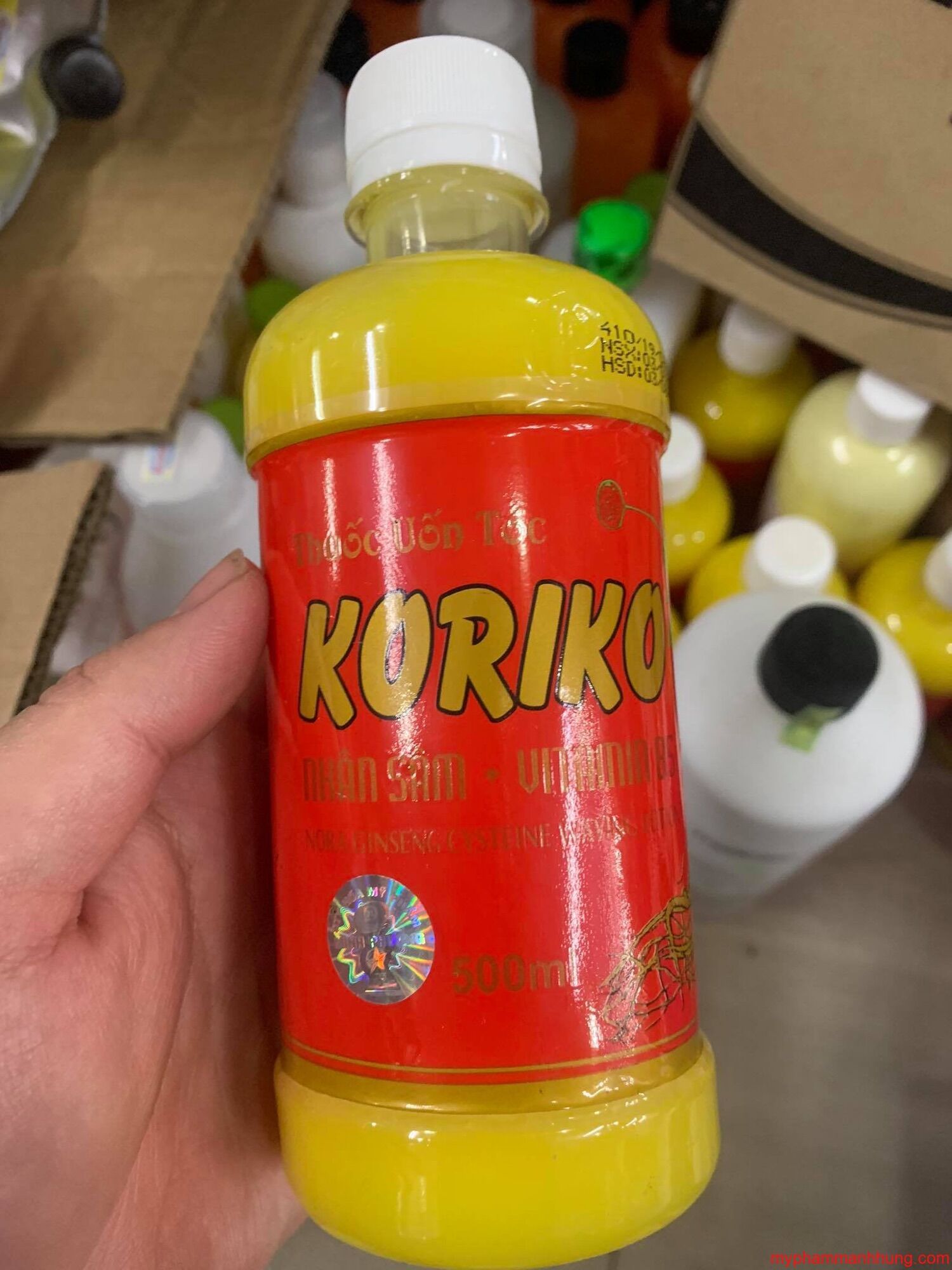 Thuốc uốn tóc nhân sâm koriko