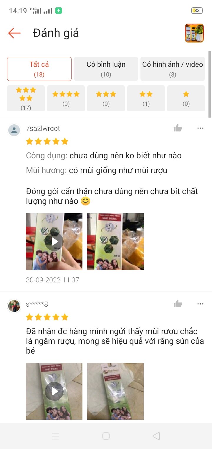 Nước súc miệng sâu răng nhật dương