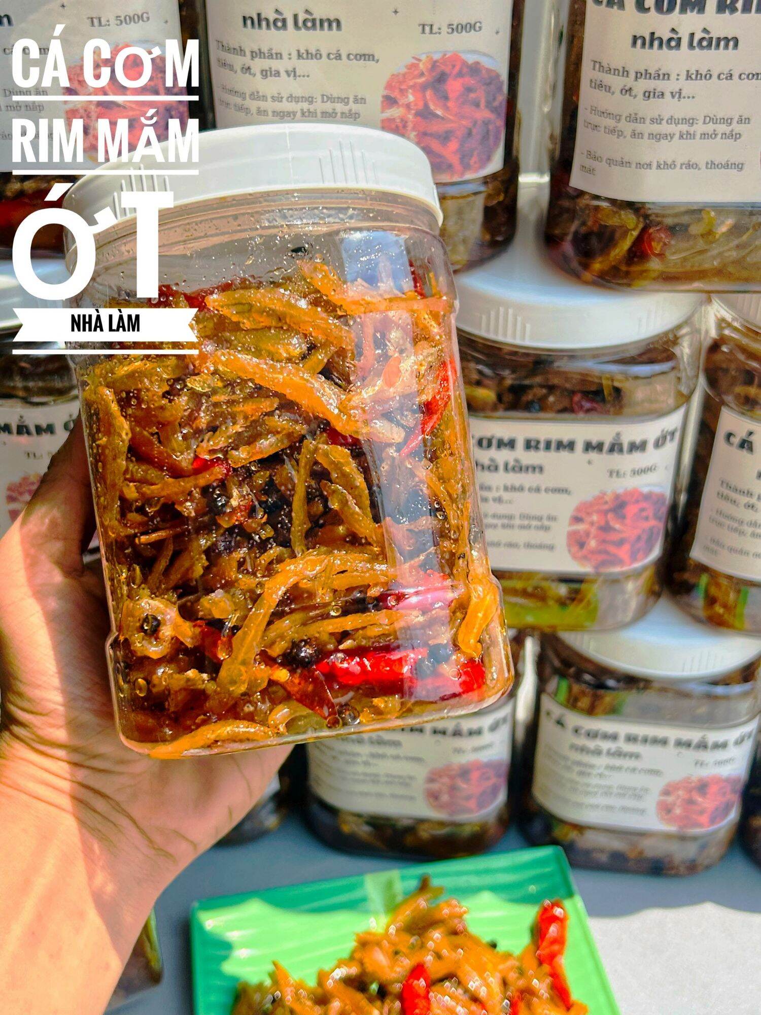 CÁ CƠM RIM TIÊU TỎI ỚT 500gr