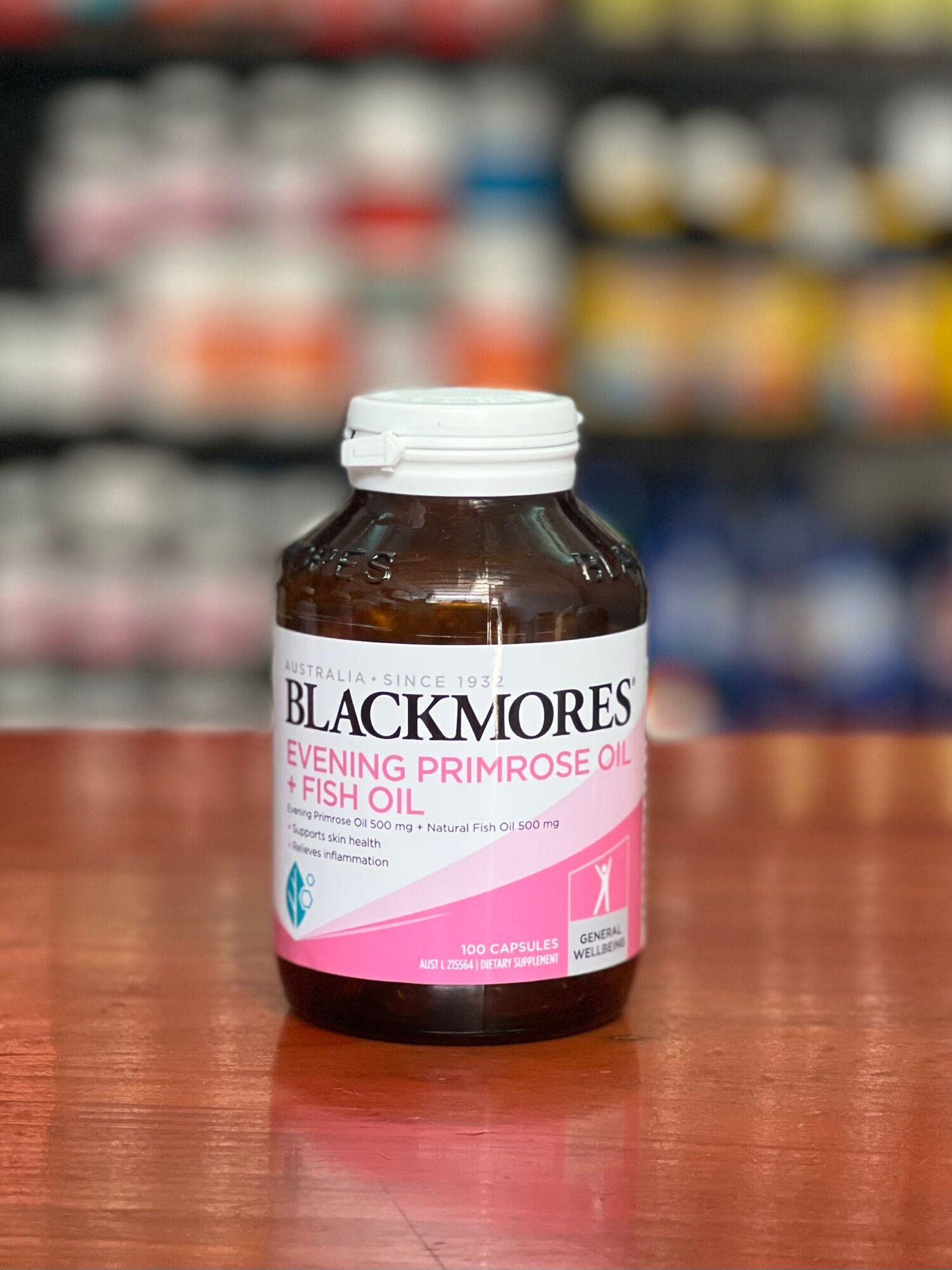 [HCM]Blackmores Evening Primrose Oil + Fish oil 100 viên tinh dầu hoa anh thảo kết hợp dầu cá