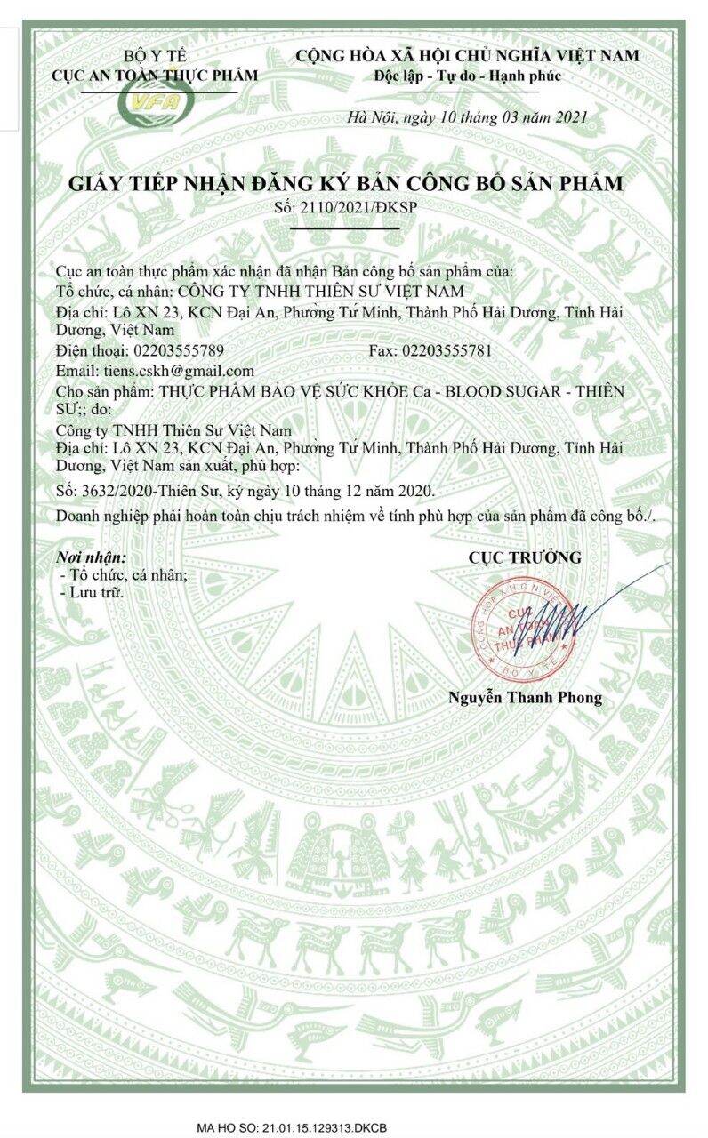 CANXI DẠNG BỘT HÒA TAN TIỂU ĐƯỜNG
