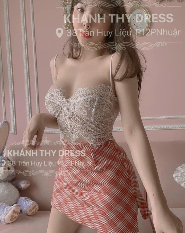 ÁO HAI DÂY REN CÓ MOD FROM DƯỚI 50KG