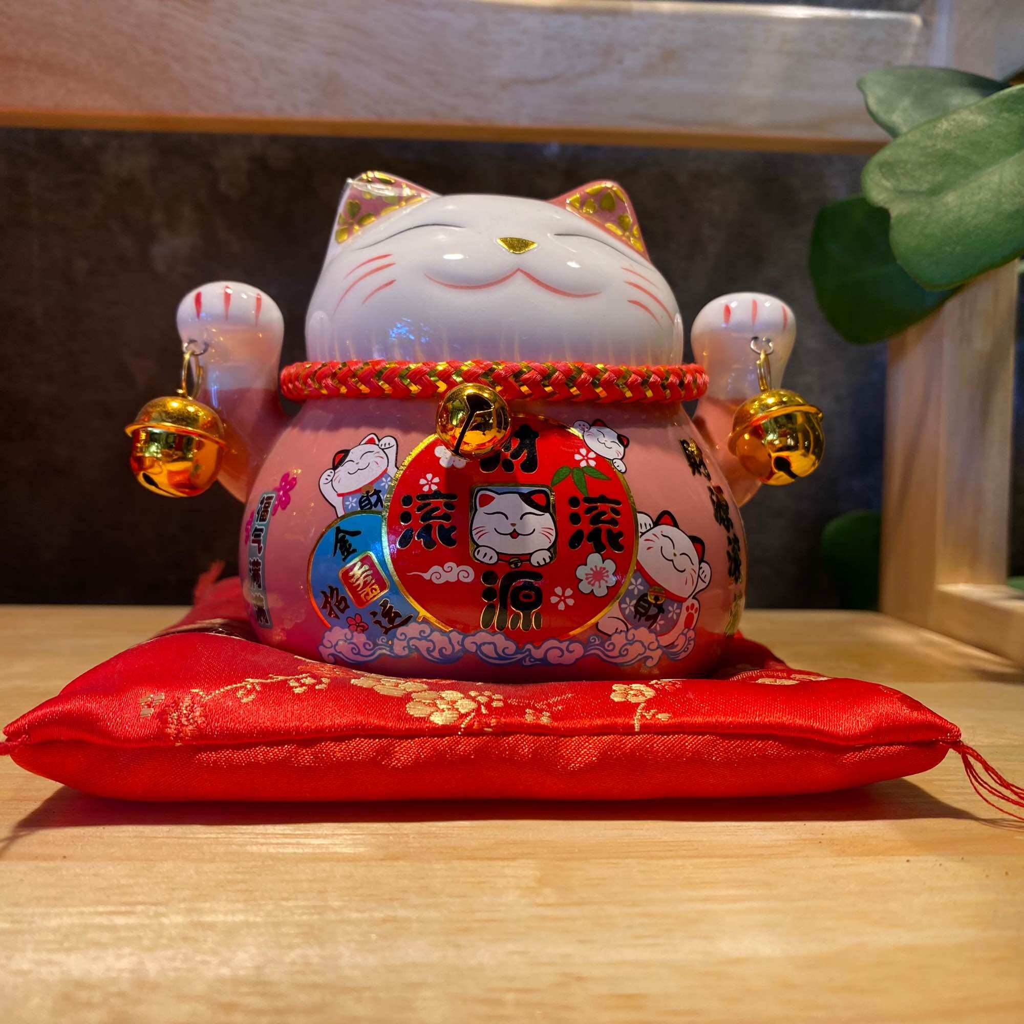 Tượng Mèo Thần Tài - Maneki Neko 12 cm