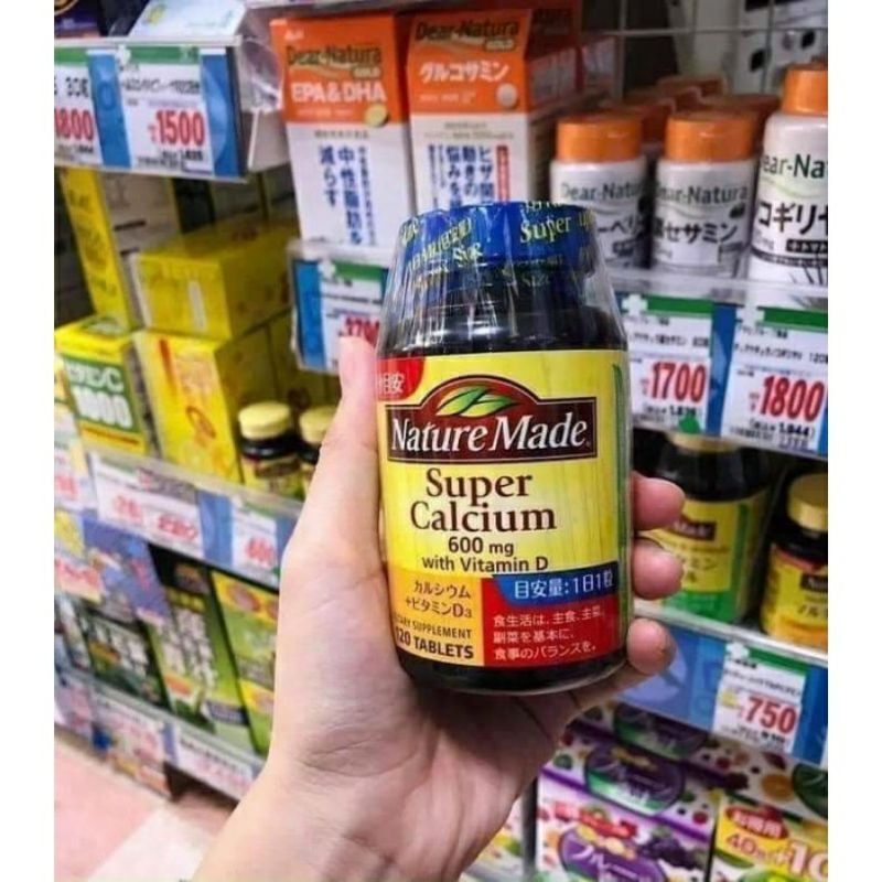 ☘Viên uống Nature Made Super Calcium with Vitamin D 120 viên