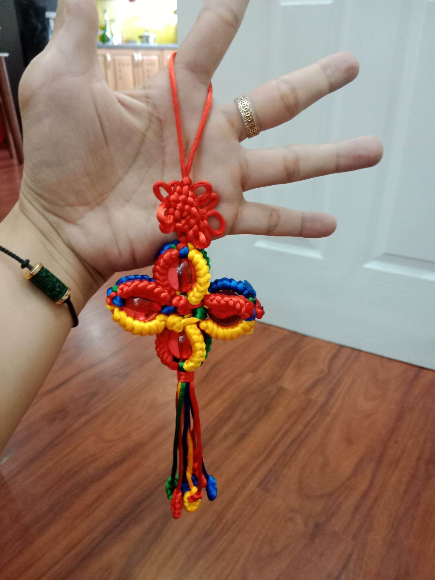 Dây treo chày kim cang ngũ sắc tây tạng
