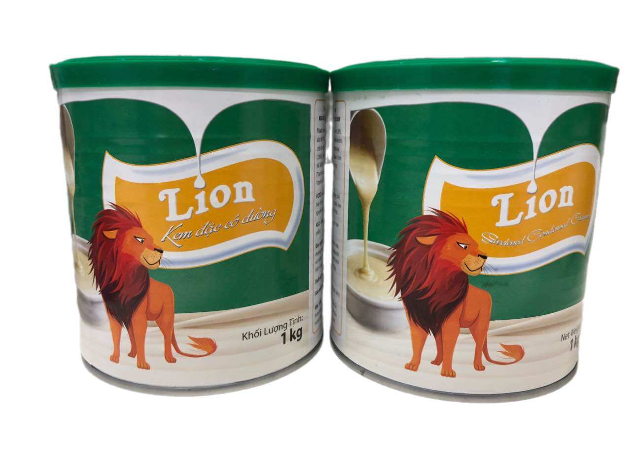 2 hộp kem sữa đặc có đường nhập khẩu malaysia 1kg
