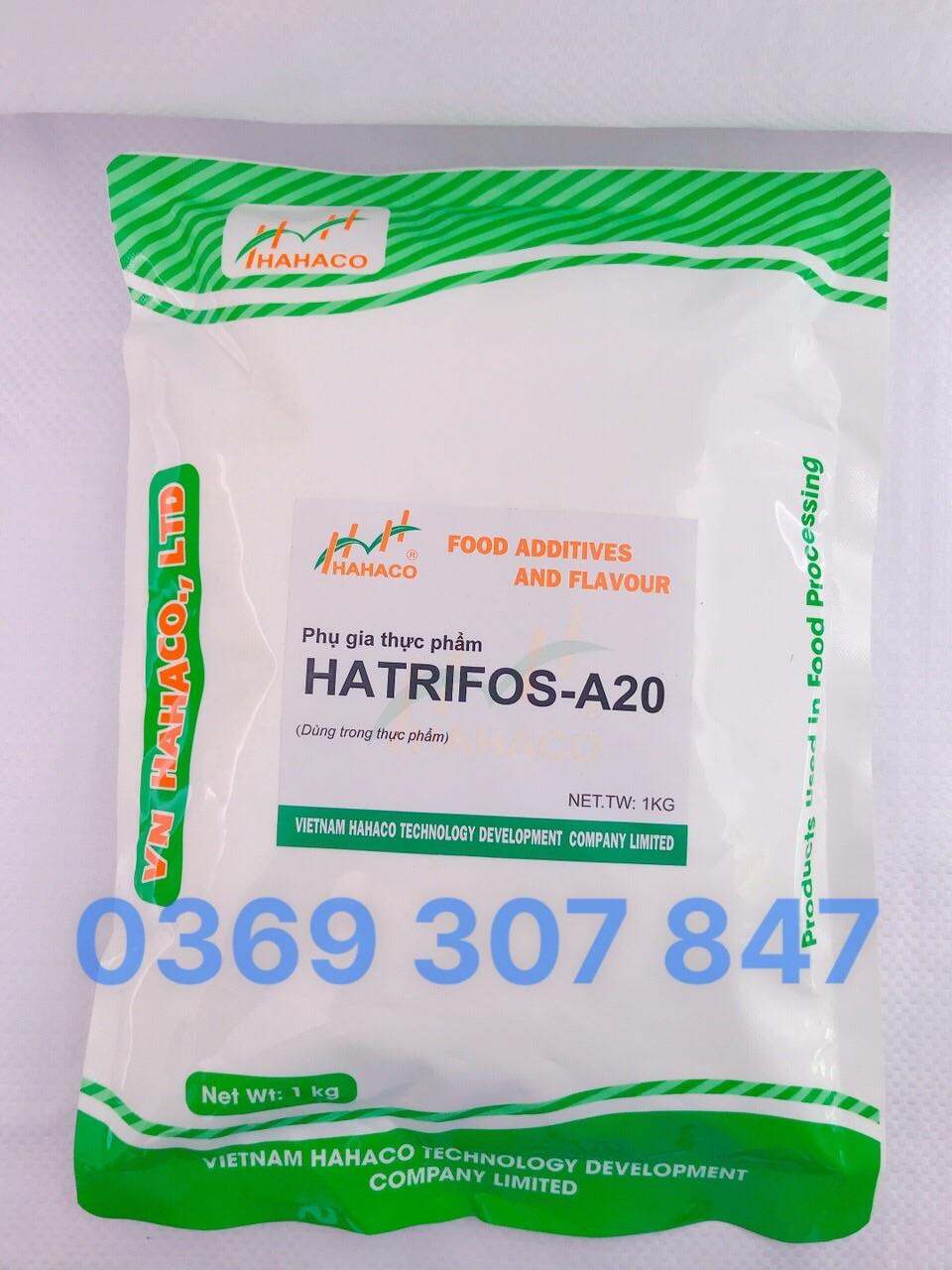 A20 - Phụ gia giò chả, giò lụa, chả lụa, xúc xích, chả cá, nem chua - Tạo giòn dai kết dính thịt tha