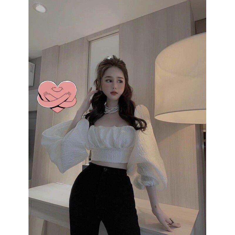 🎀 Áo TAY PHỒNG HỞ LƯNG CỘT NƠ Chất Vải Xốp
