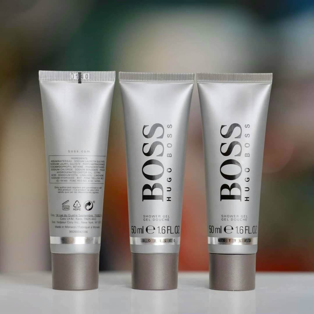 Sữa tắm nước hoa nam BOSS Hugo Boss Bottled Unlimited tuýp mini 50ml hàng Đức