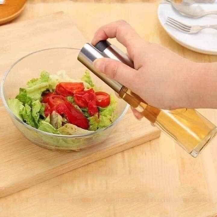 Bình xịt dầu ăn chai thuỷ tinh 100ml
