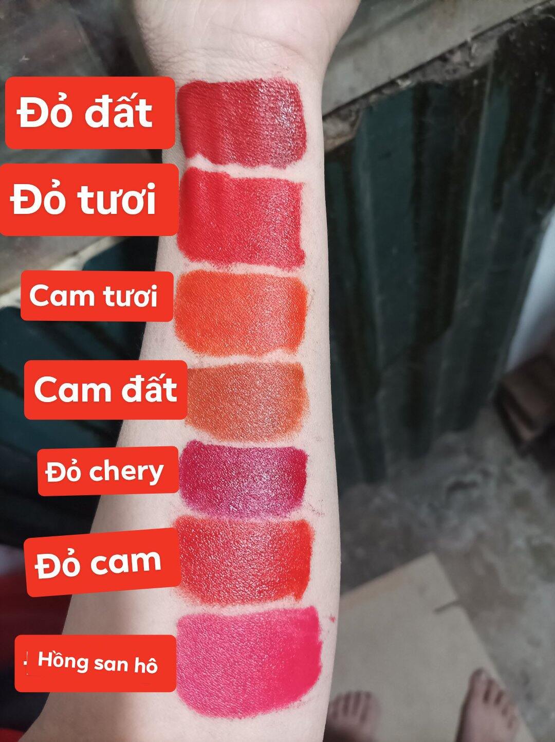 son son gấc thiên nhiên