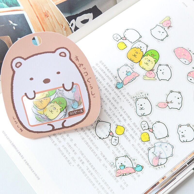 Set 50 sticker trang trí phụ kiện