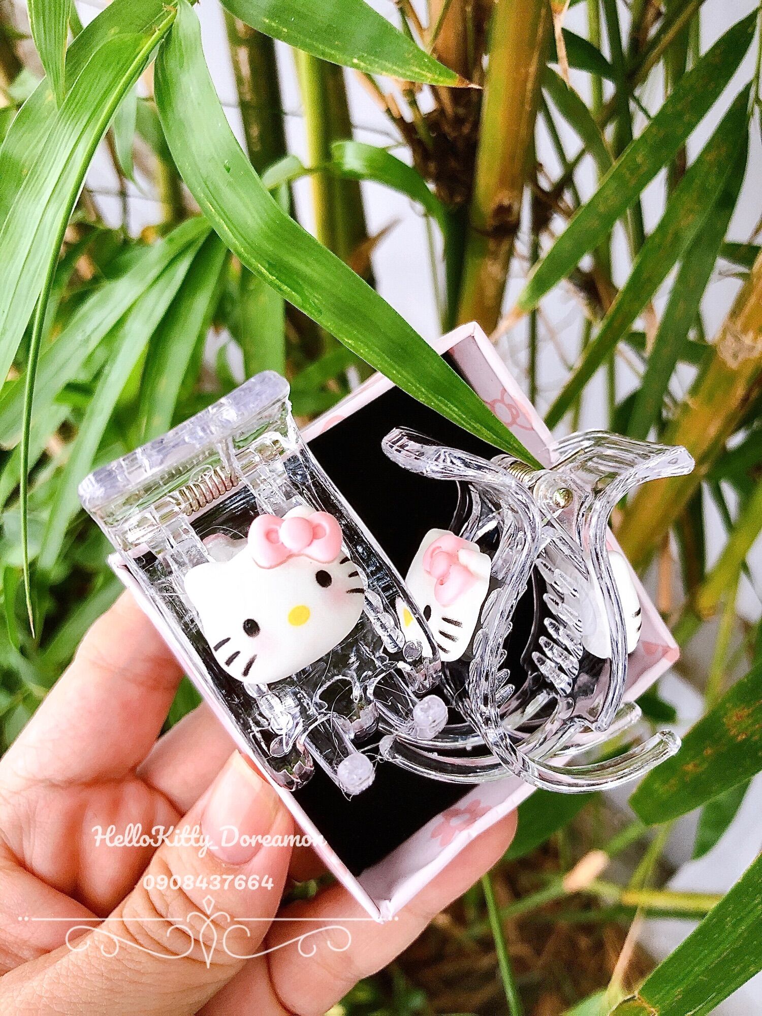 Kẹp tóc càng cua 5 răng hoạt hình