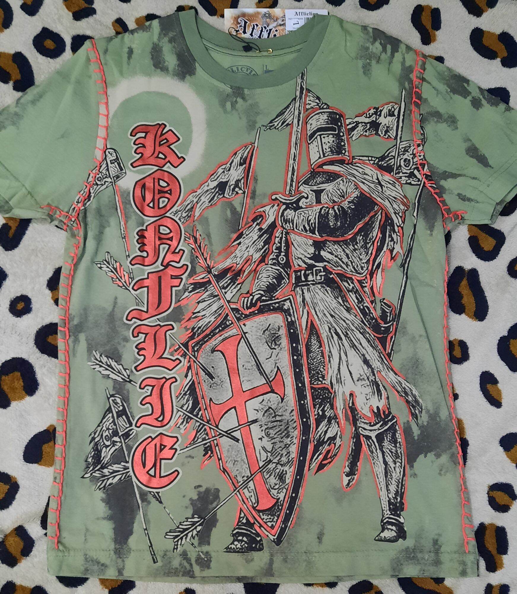 Áo thun ông địa mâu mới (size L - Rực rỡ)
