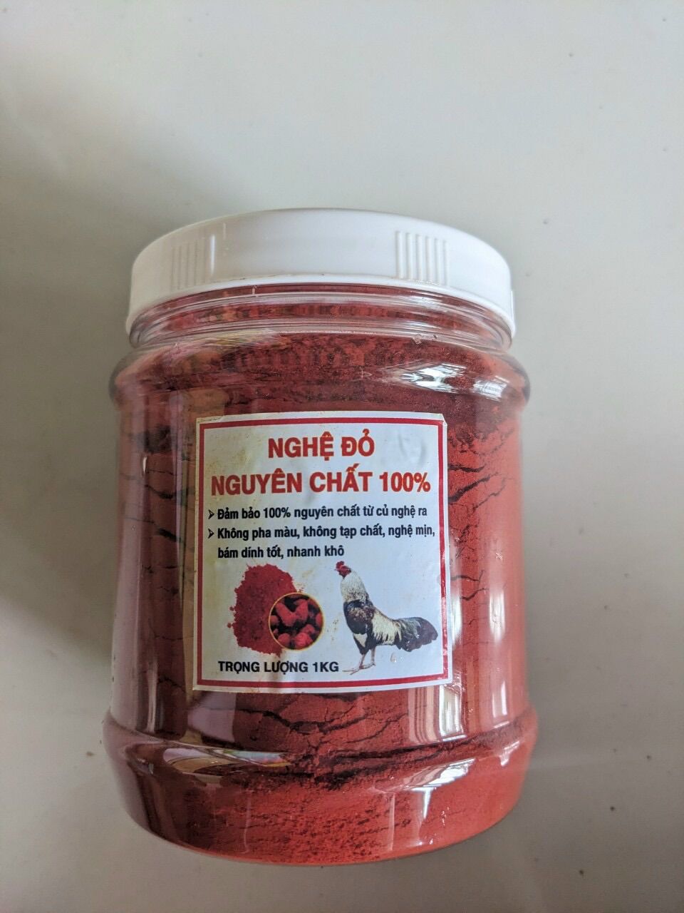 Bột nghệ đỏ vô gà đá