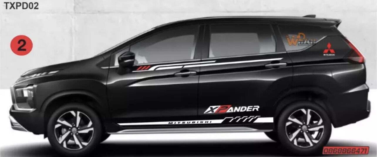 Tem sườn Xpander (Tặng gạt dán) TX02