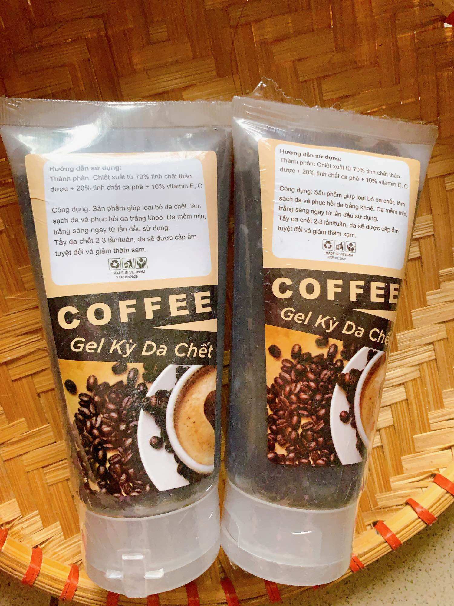 Gel Tẩy tế bào chết cafe
