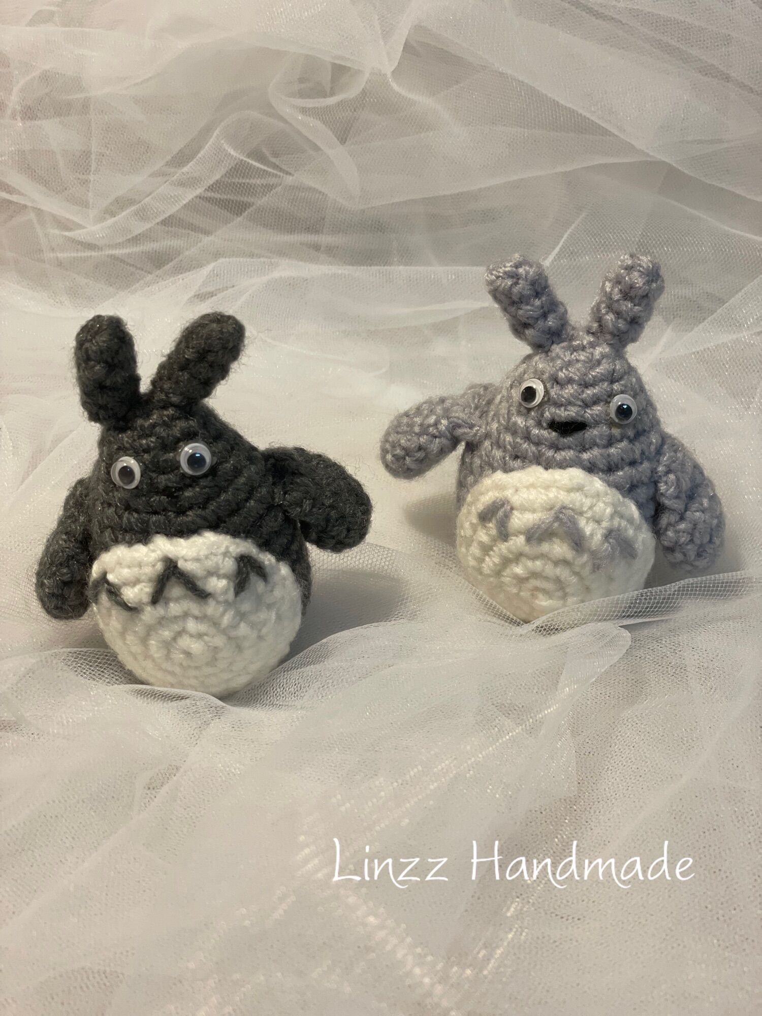 Móc khoá nhân vật hoạt hình Totoro cute handmade bằng len