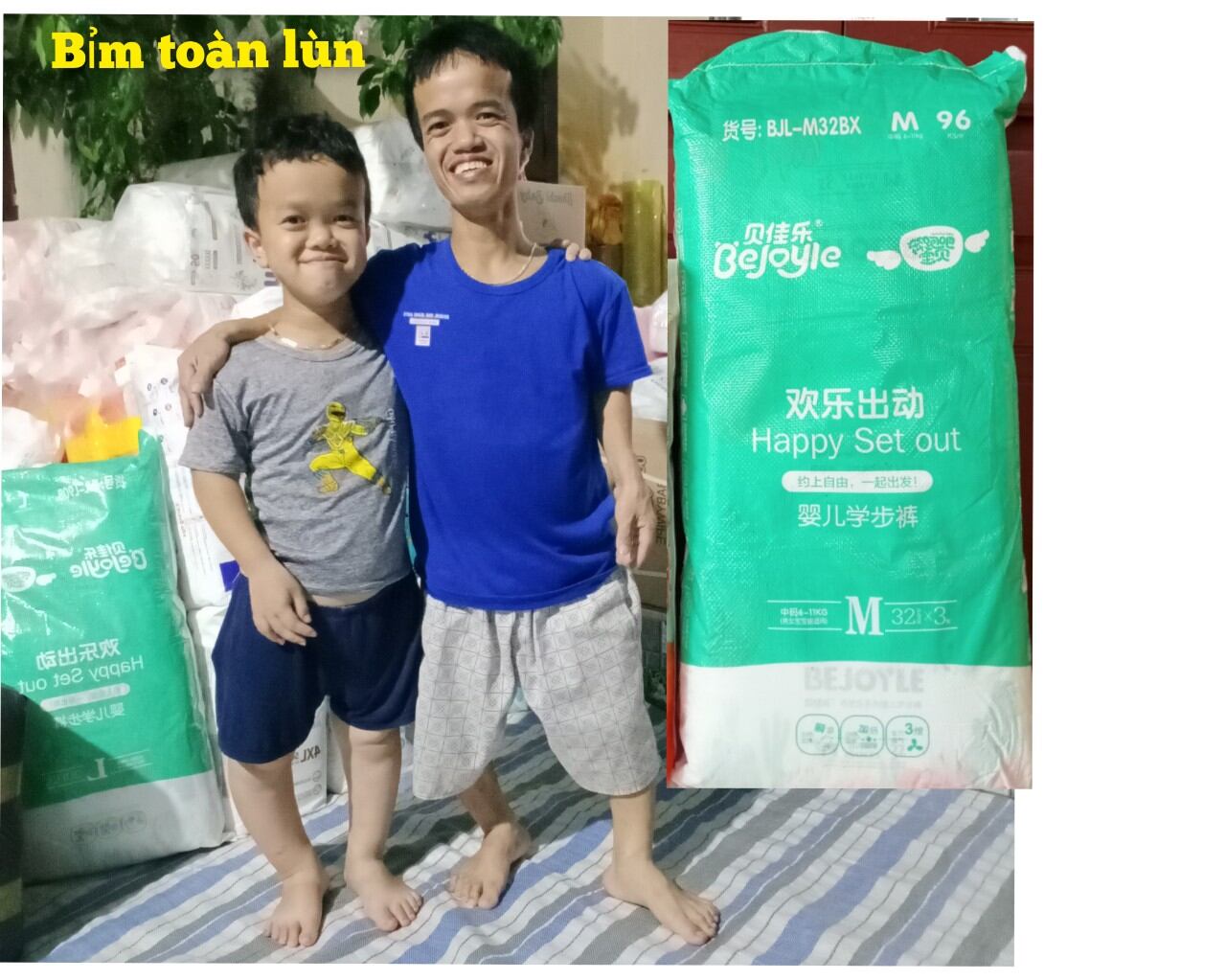 (sẵn hàng)Bỉm Bejoyle xanh đủ size