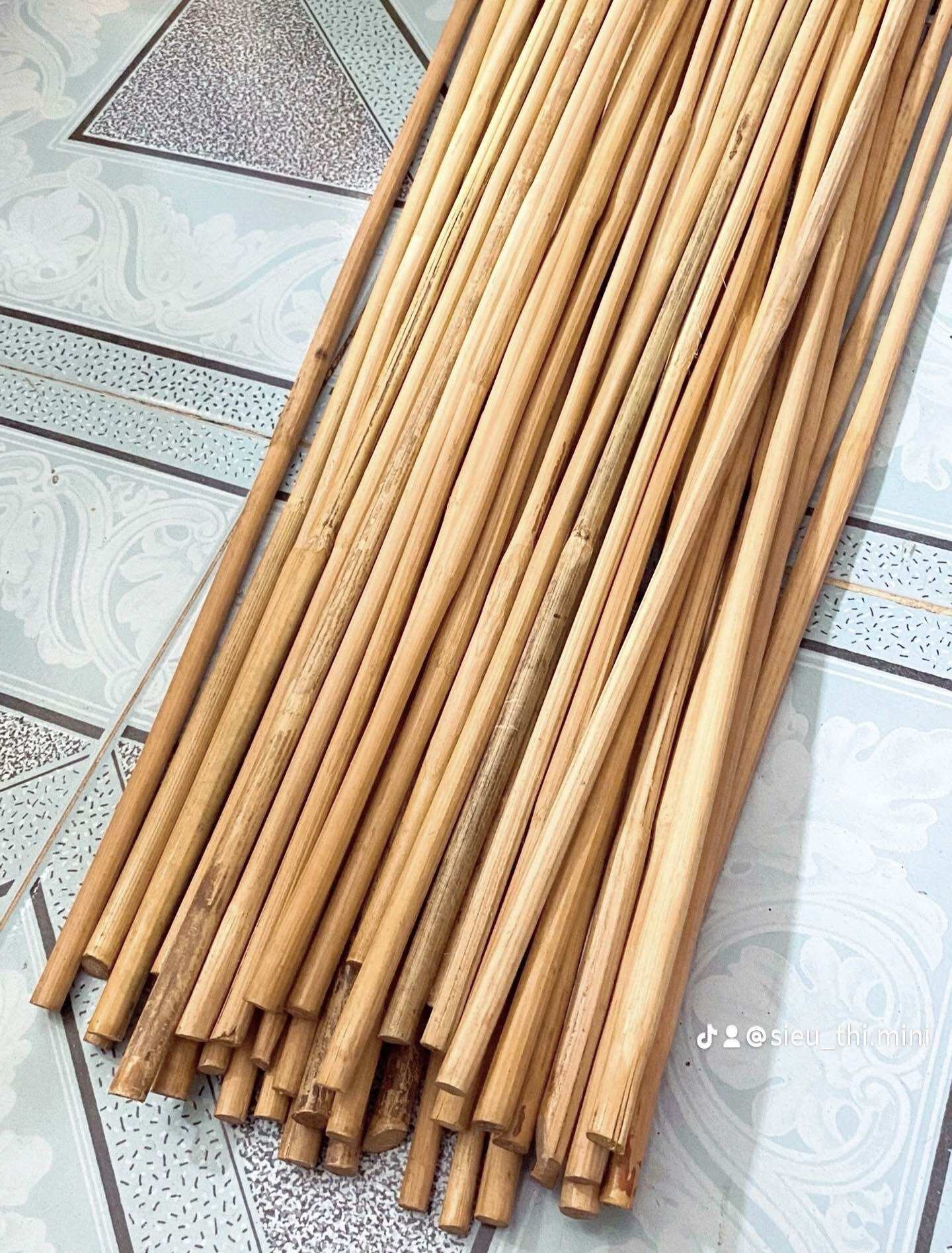 Que mây dẻo vuốt vỏ láng mịn - dài 70cm