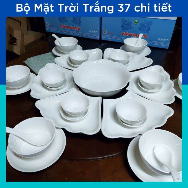 Bộ hoa mặt trời 37 chi tiêt trắng.