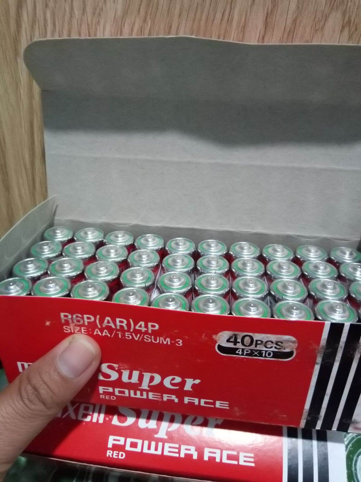 [Hộp 40 viên] Pin maxell AA R6P hàng chính hãng