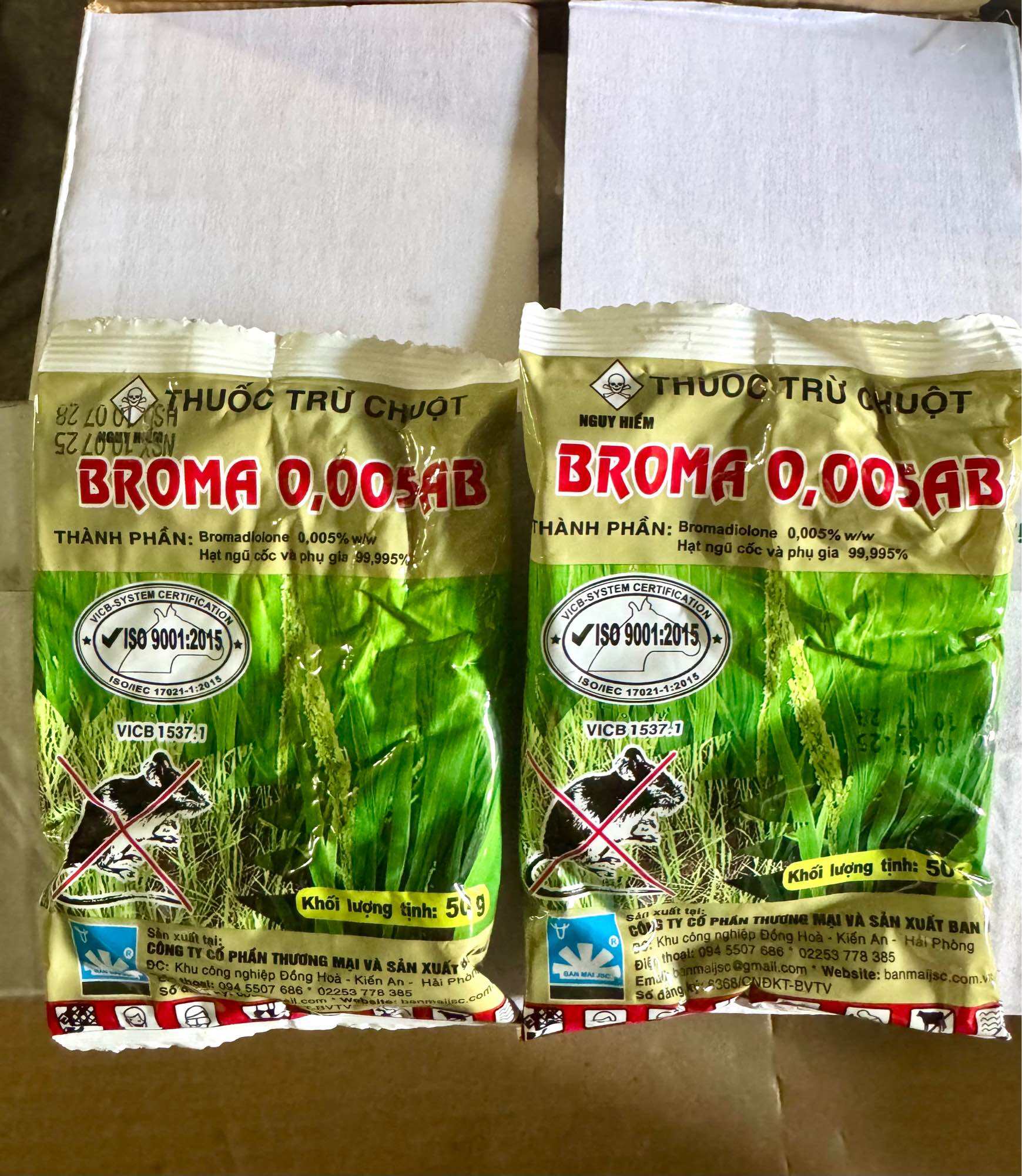  Bả thóc diệt chuột  2 gói 50gam 