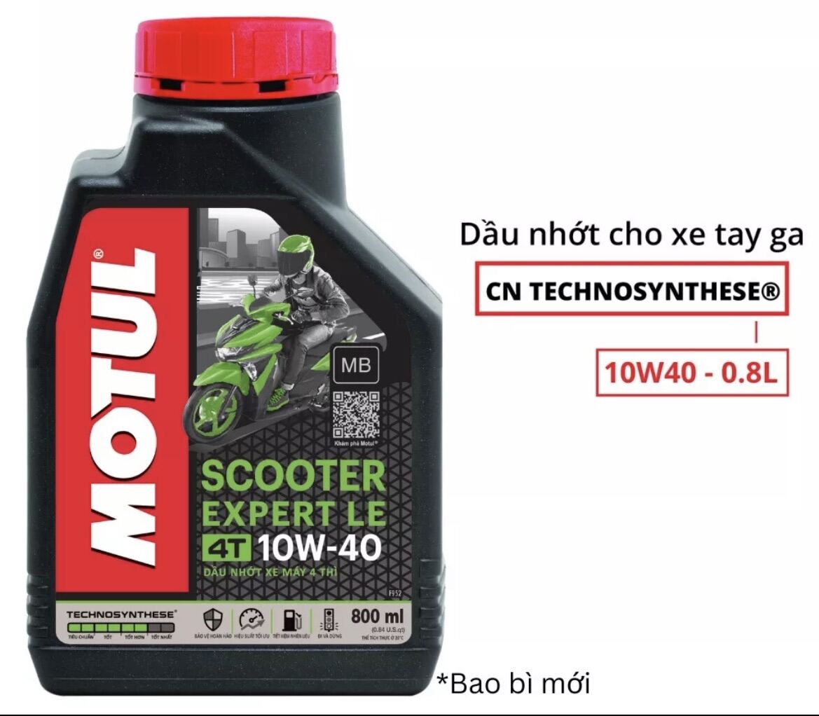 Nhớt Motul Expert Le 10W40 nhớt xe tay ga cao cấp