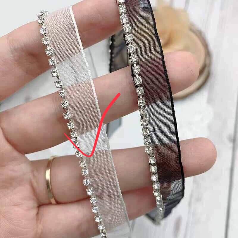 (D003) 1m VIỀN ĐÁ ĐEN TRẮNG 1cm