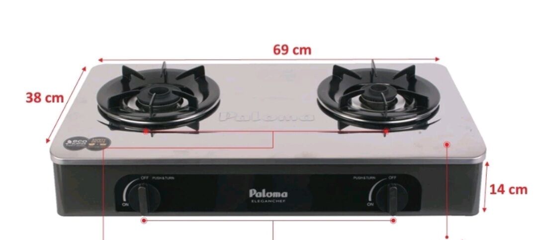 Bếp gas đôi để bàn paloma v71sb
