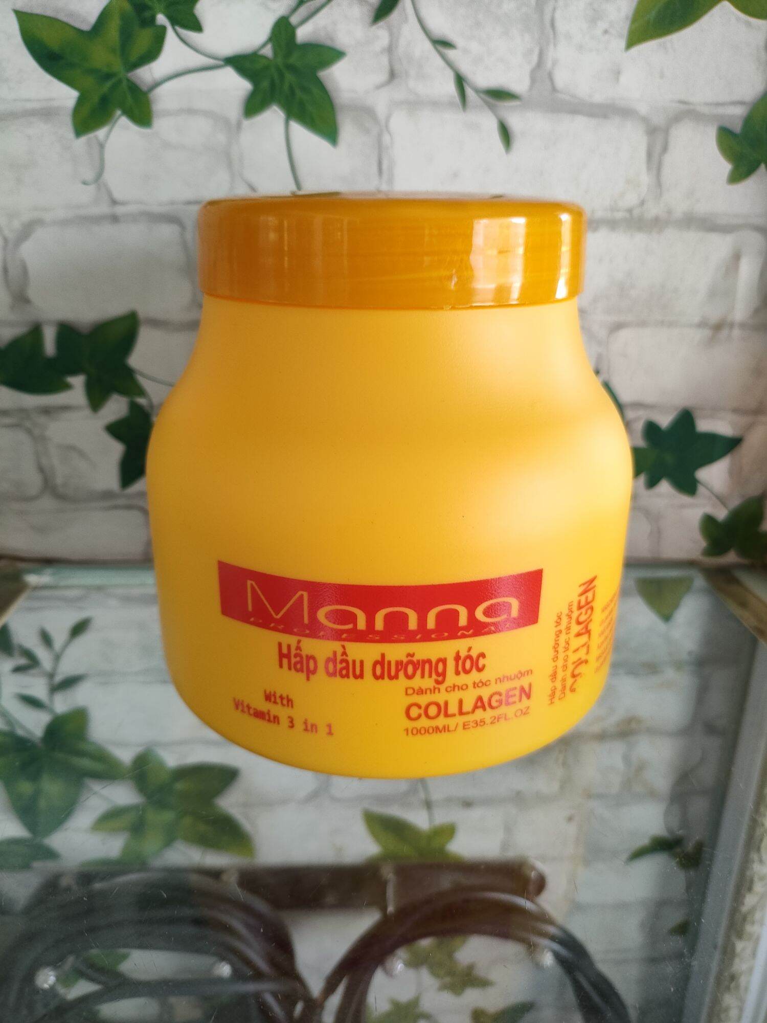 Hấp Dầu Dưỡng Tóc Manna ( collagen) Hương phấn, chính hãng.