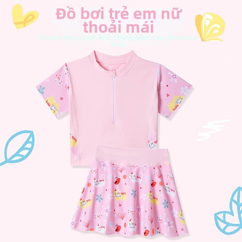 MANLISHAN | Bộ Đồ Bơi Chống Nắng Cho Bé Gái