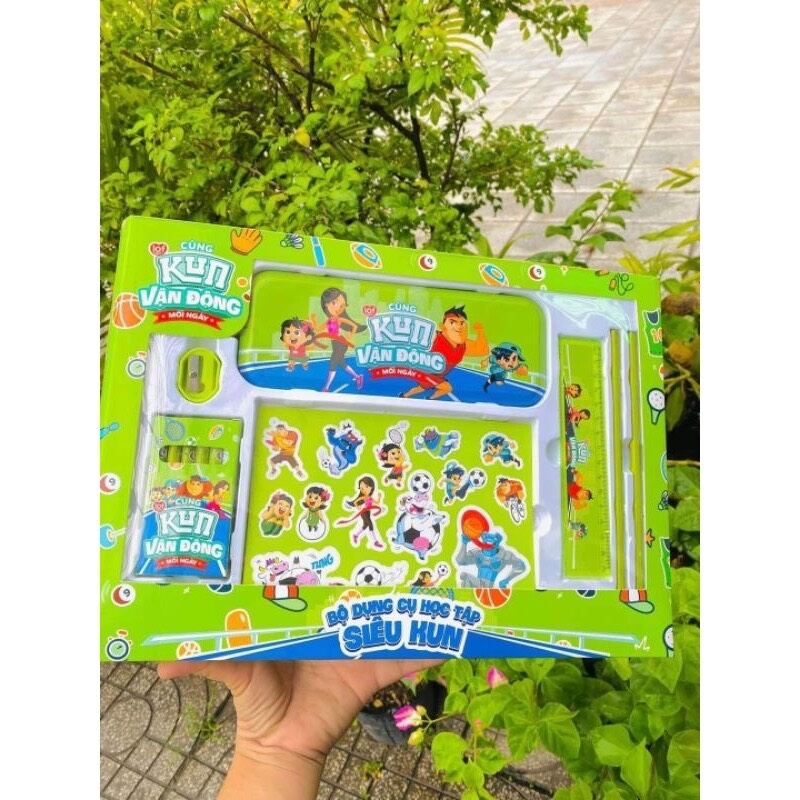 Bộ dụng cụ học tập Kun